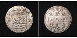2 Stuiver Dutch Malacca (1641 - 1824) Silber 