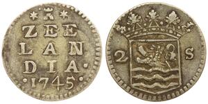 2 Stuiver Dutch Malacca (1641 - 1824) Silber 