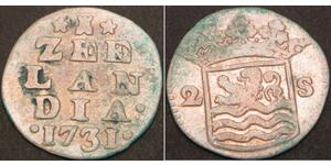 2 Stuiver Dutch Malacca (1641 - 1824) Silber 