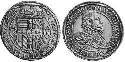 2 Thaler Alsace Argent Maximilien III d
