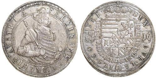 2 Thaler Alsace Argent Ferdinand de Tyrol (1529 – 1595)