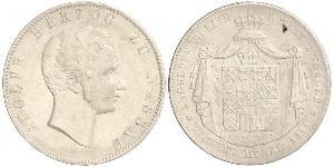 2 Thaler Duché de Nassau (1806 - 1866) Argent Adolphe (grand-duc de Luxembourg)