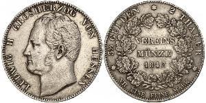 2 Thaler Grand-duché de Hesse (1806 - 1918) Argent Louis II de Hesse