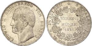 2 Thaler Grand-duché de Hesse (1806 - 1918) Argent Louis II de Hesse