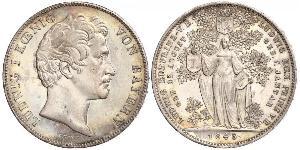 2 Thaler Royaume de Bavière (1806 - 1918) Argent Louis Ier de Bavière(1786 – 1868)