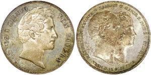 2 Thaler Royaume de Bavière (1806 - 1918) Argent Louis Ier de Bavière(1786 – 1868)