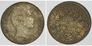 2 Thaler Royaume de Bavière (1806 - 1918) Argent Louis Ier de Bavière(1786 – 1868)
