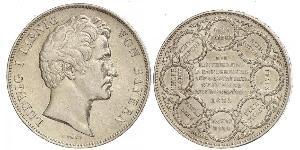 2 Thaler Royaume de Bavière (1806 - 1918) Argent Louis Ier de Bavière(1786 – 1868)
