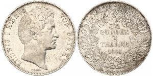 2 Thaler Royaume de Bavière (1806 - 1918) Argent Louis Ier de Bavière(1786 – 1868)