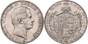 2 Thaler Royaume de Prusse (1701-1918) Argent Frédéric-Guillaume IV de Prusse (1795 - 1861)