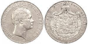 2 Thaler Royaume de Prusse (1701-1918) Argent Frédéric-Guillaume IV de Prusse (1795 - 1861)