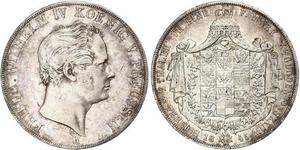 2 Thaler Royaume de Prusse (1701-1918) Argent Frédéric-Guillaume IV de Prusse (1795 - 1861)