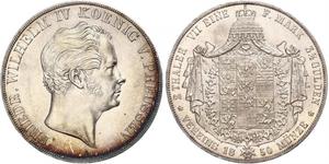 2 Thaler Royaume de Prusse (1701-1918) Argent Frédéric-Guillaume IV de Prusse (1795 - 1861)