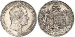 2 Thaler Royaume de Prusse (1701-1918) Argent Frédéric-Guillaume IV de Prusse (1795 - 1861)