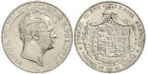 2 Thaler Royaume de Prusse (1701-1918) Argent Frédéric-Guillaume IV de Prusse (1795 - 1861)