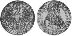 2 Thaler Saint-Empire romain germanique (962-1806) Argent 