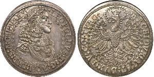 2 Thaler Saint-Empire romain germanique (962-1806) Argent Léopold Ier de Habsbourg(1640-1705)