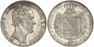 2 Thaler States of Germany Argent 
