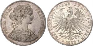 2 Thaler States of Germany Argent 