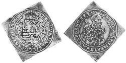 2 Thaler Principato di Transilvania (1571-1711) Argento 