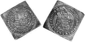 2 Thaler Principato di Transilvania (1571-1711) Argento 