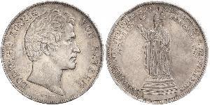 2 Thaler Regno di Baviera (1806 - 1918) Argento Ludovico I di Baviera (re)(1786 – 1868)