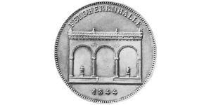2 Thaler Regno di Baviera (1806 - 1918) Argento Ludovico I di Baviera (re)(1786 – 1868)