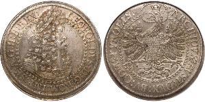 2 Thaler Sacro Romano Impero (962-1806) Argento Leopoldo I d