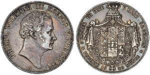2 Thaler Stati federali della Germania Argento 
