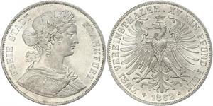 2 Thaler Stati federali della Germania Argento 