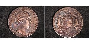 2 Thaler Stati federali della Germania Argento 