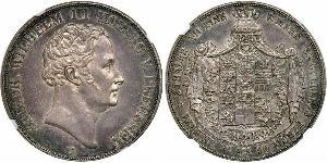 2 Thaler Stati federali della Germania Argento 