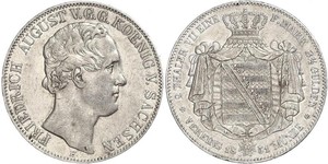 2 Thaler Stati federali della Germania Argento 