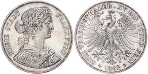2 Thaler Stati federali della Germania Argento 