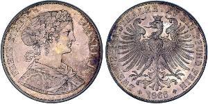 2 Thaler Stati federali della Germania Argento 