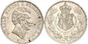 2 Thaler Ducado de Brunswick (1815 - 1918) Plata Guillermo de Brunswick