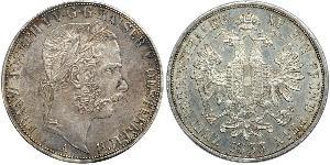 2 Thaler Imperio austríaco (1804-1867) Plata Franz Joseph I (1830 - 1916)