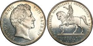2 Thaler Reino de Baviera (1806 - 1918) Plata Luis I de Baviera(1786 – 1868)
