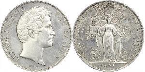 2 Thaler Reino de Baviera (1806 - 1918) Plata Luis I de Baviera(1786 – 1868)