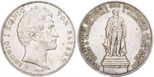 2 Thaler Reino de Baviera (1806 - 1918) Plata Luis I de Baviera(1786 – 1868)