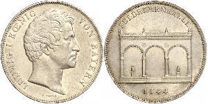 2 Thaler Reino de Baviera (1806 - 1918) Plata Luis I de Baviera(1786 – 1868)