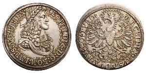 2 Thaler Sacro Imperio Romano (962-1806) Plata Leopoldo I de Habsburgo(1640-1705)