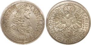 2 Thaler Sacro Imperio Romano (962-1806) Plata Leopoldo I de Habsburgo(1640-1705)