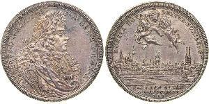2 Thaler States of Germany Plata 