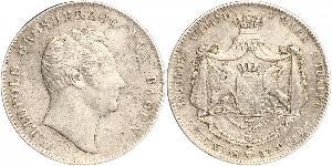 2 Thaler Grand Duchy of Baden (1806-1918) Silber Leopold (Baden)(1790 – 1852)