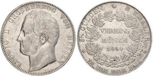 2 Thaler Großherzogtum Hessen (1806 - 1918) Silber Ludwig II. (Hessen-Darmstadt)