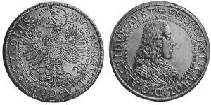 2 Thaler Heiliges Römisches Reich (962-1806) Silber Ferdinand III, Holy Roman Emperor (1608-1657)