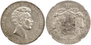 2 Thaler Herzogtum Braunschweig (1815 - 1918) Silber Wilhelm (Braunschweig)