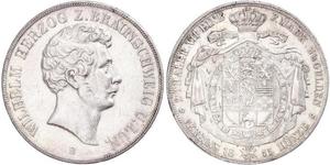 2 Thaler Herzogtum Braunschweig (1815 - 1918) Silber Wilhelm (Braunschweig)