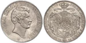 2 Thaler Herzogtum Braunschweig (1815 - 1918) Silber Wilhelm (Braunschweig)